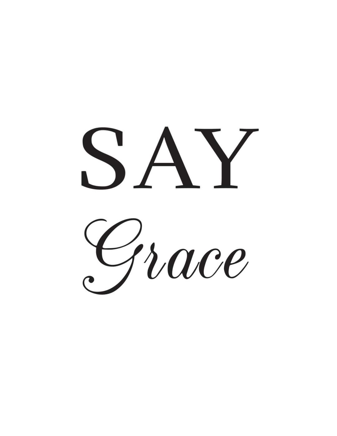 Say Grace - This BAM Life
